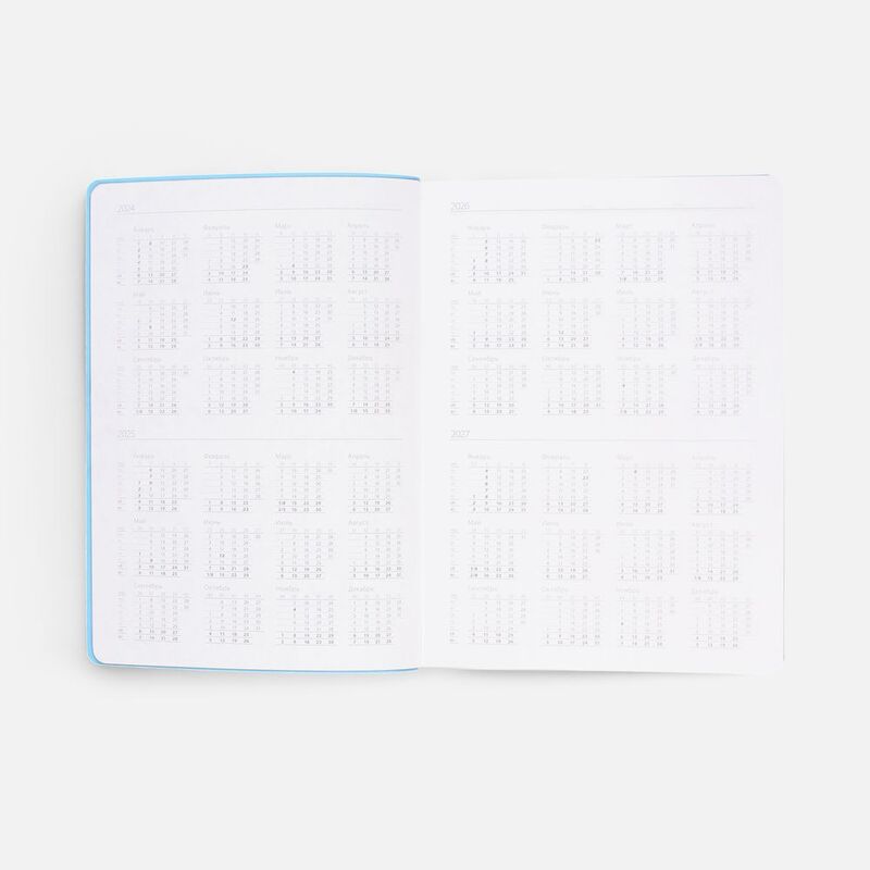 Ежедневник Flexpen Shall, недатированный, голубой арт.19087.41