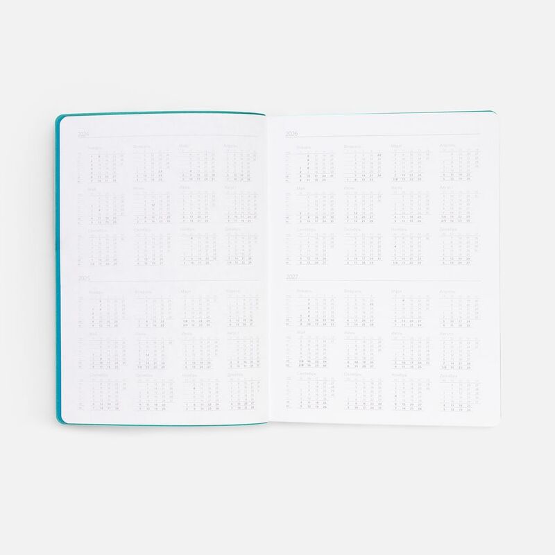 Ежедневник Flexpen Shall, недатированный, бирюзовый арт.19087.94