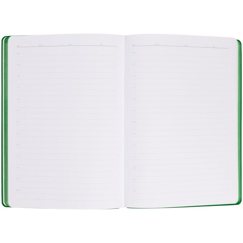Ежедневник Flexpen Shall, недатированный, зеленый арт.19087.09