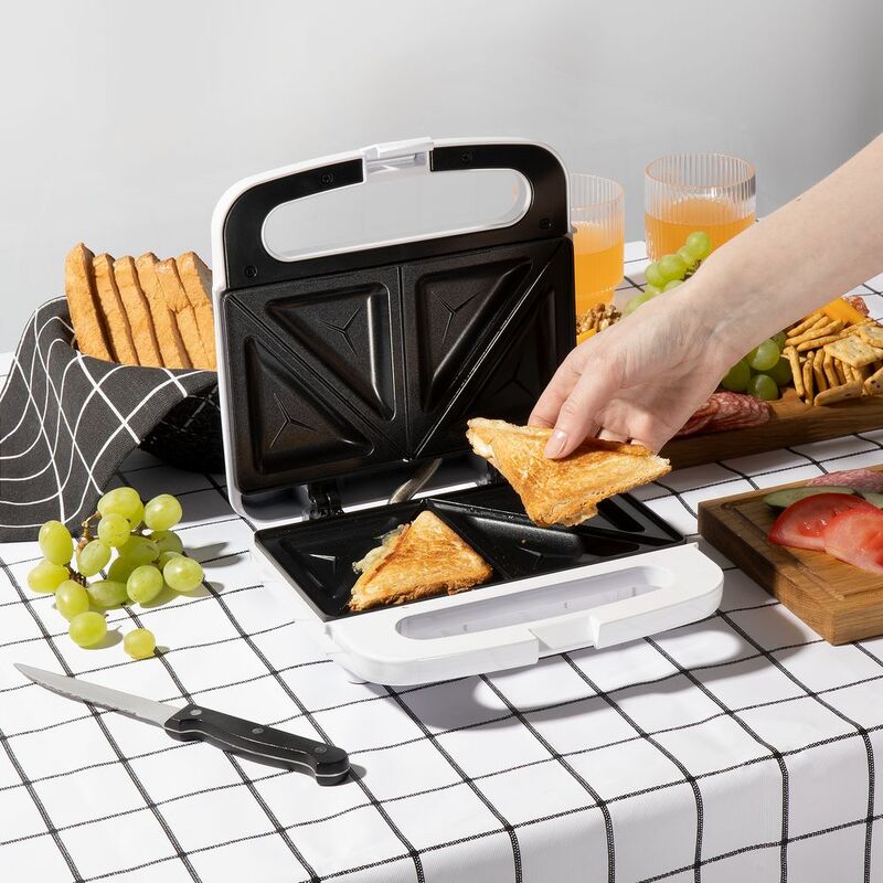 Электрическая сэндвичница Panaderia, белая арт.17613.60