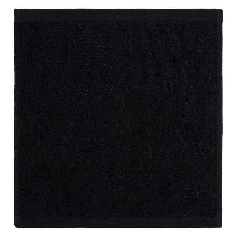 Полотенце махровое &laquo;Юнона&raquo;, малое, черное арт.16494.30