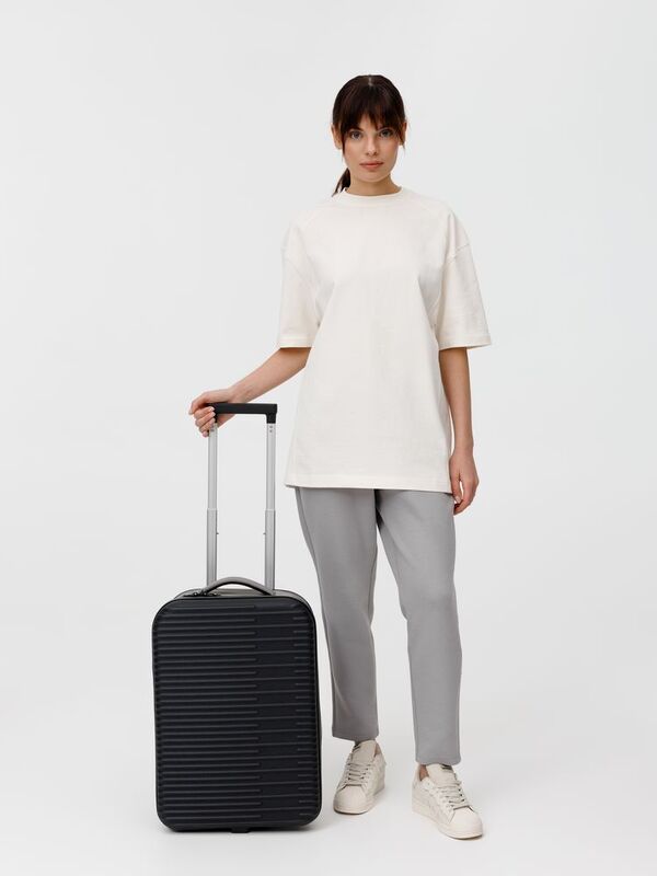 Чемодан Bonfold, черный с серым арт.16498.31