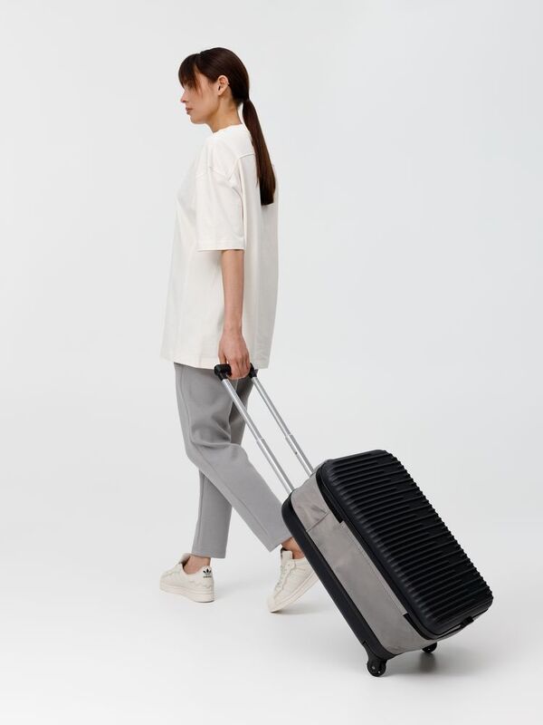 Чемодан Bonfold, черный с серым арт.16498.31