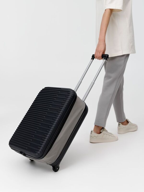 Чемодан Bonfold, черный с серым арт.16498.31