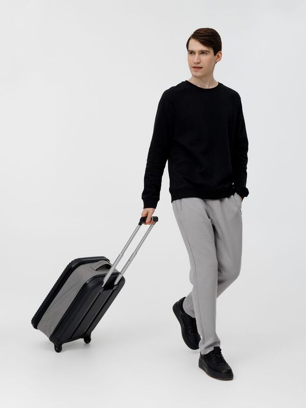 Чемодан Bonfold, черный с серым арт.16498.31