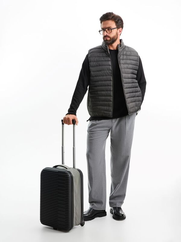 Чемодан Bonfold, черный с серым арт.16498.31