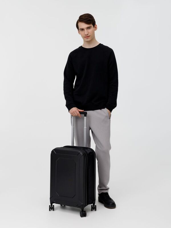 Чемодан Platta, черный арт.16499.30