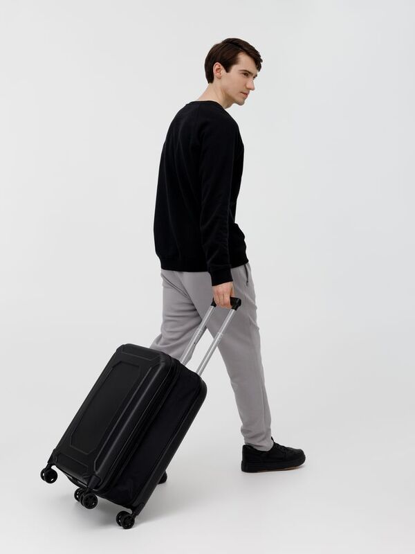 Чемодан Platta, черный арт.16499.30