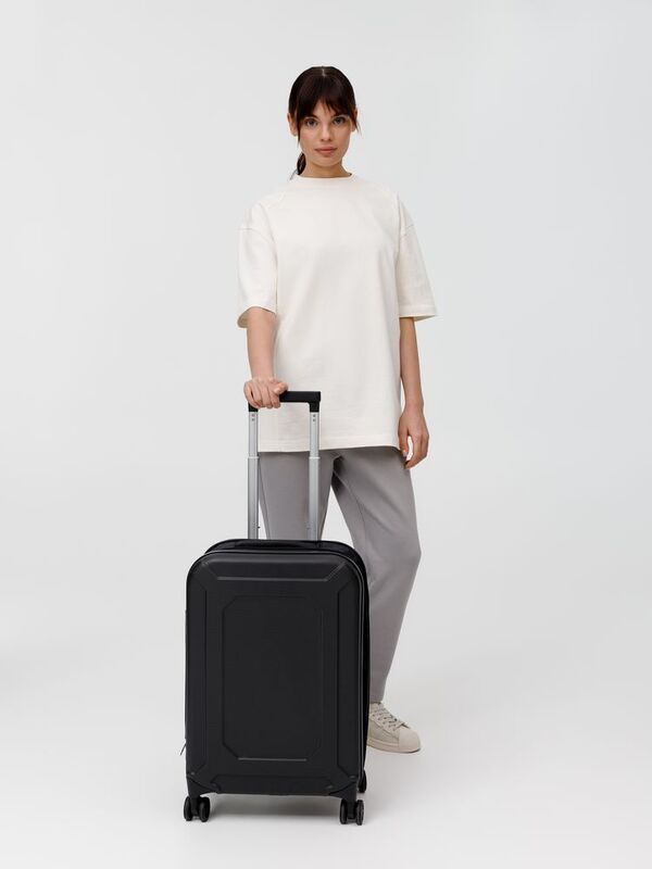 Чемодан Platta, черный арт.16499.30