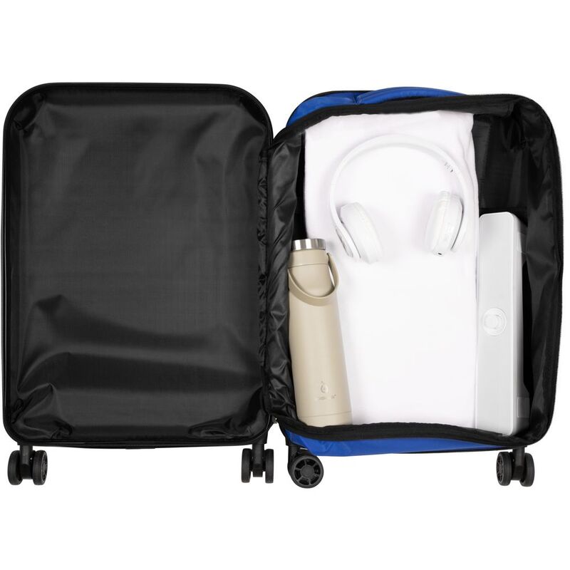 Чемодан Platta, черный с синим арт.16499.34