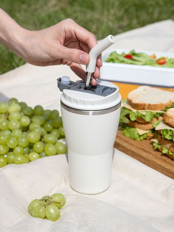 Термостакан Sapporo без логотипа, белый арт.16485.60