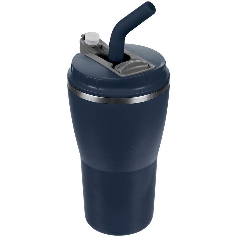 Термостакан Sapporo без логотипа, темно-синий арт.16485.43