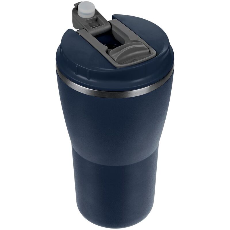 Термостакан Sapporo без логотипа, темно-синий арт.16485.43