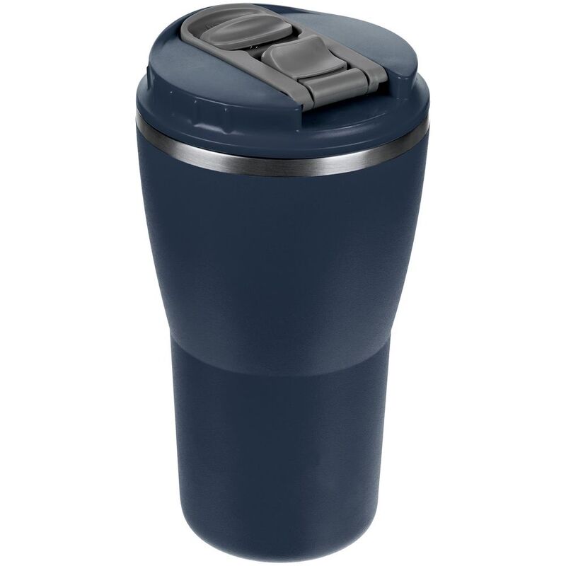 Термостакан Sapporo без логотипа, темно-синий арт.16485.43