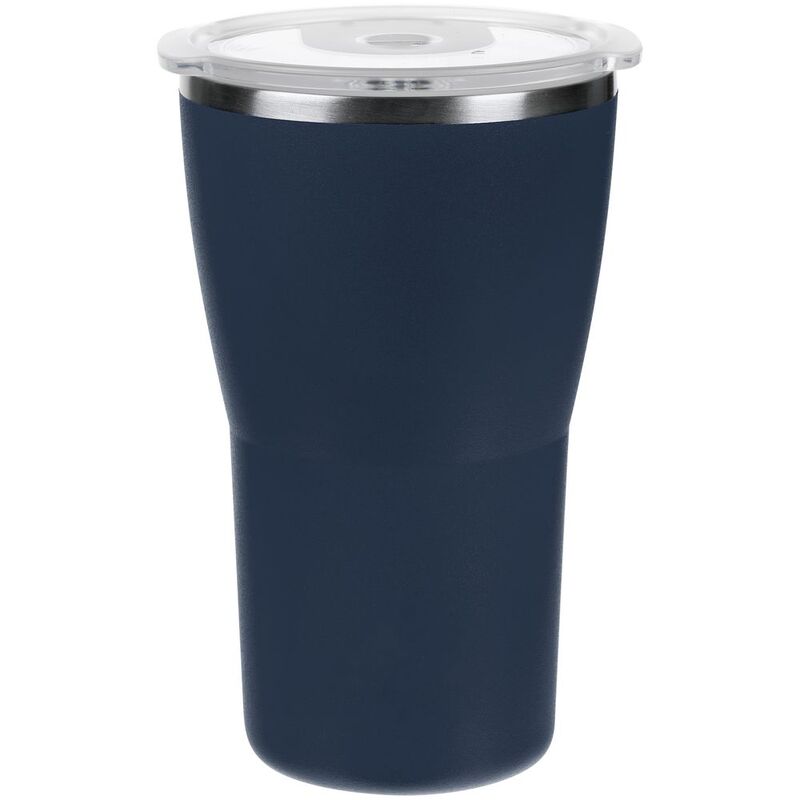 Термостакан Sapporo без логотипа, темно-синий арт.16485.43