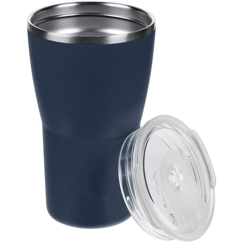 Термостакан Sapporo без логотипа, темно-синий арт.16485.43