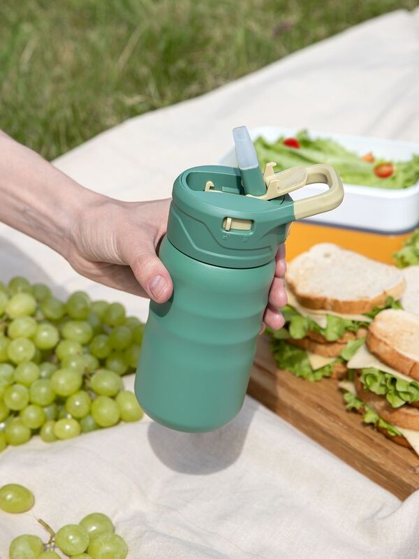 Термобутылка Fujisan 2.0 без логотипа, зеленая арт.16638.90