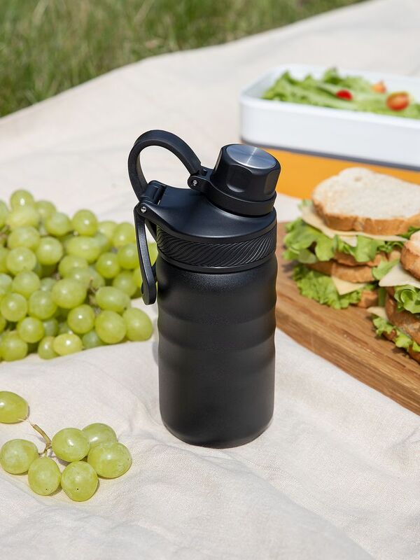 Термобутылка Fujisan 2.0 без логотипа, черная арт.16638.30