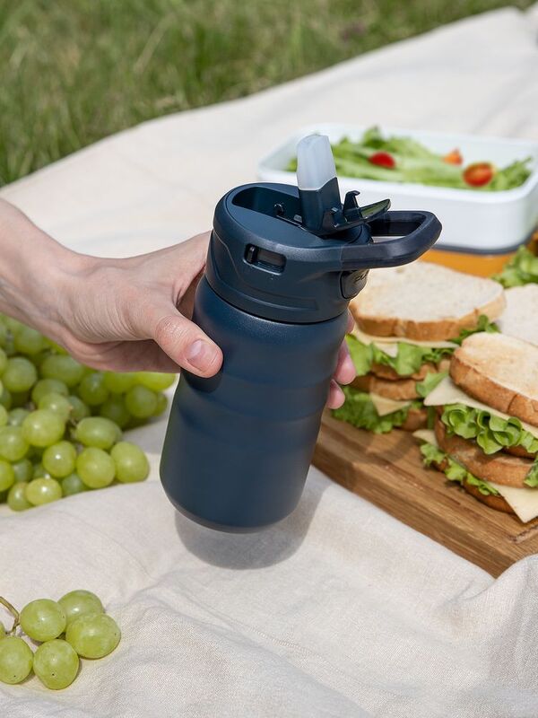 Термобутылка Fujisan 2.0 без логотипа, темно-синяя арт.16638.43