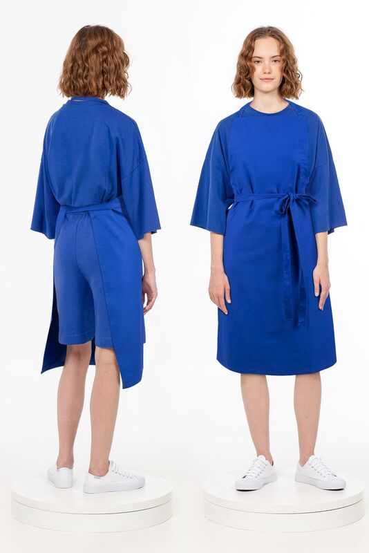 Фартук E1, синий арт.16488.40