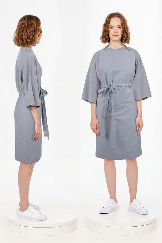 Фартук E1, серый арт.16488.10