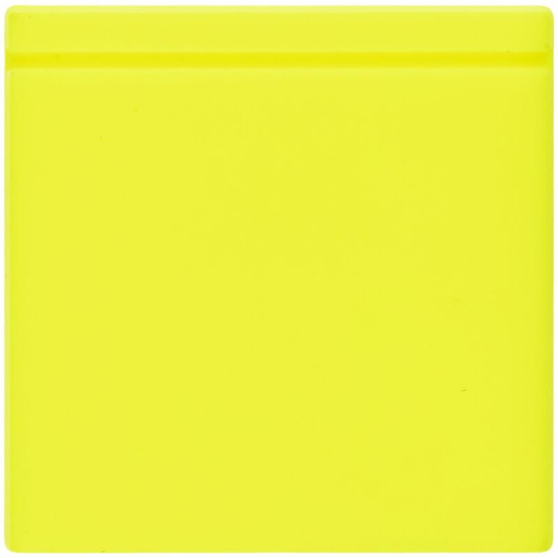 Лейбл из ПВХ Kare, желтый неон арт.16555.89