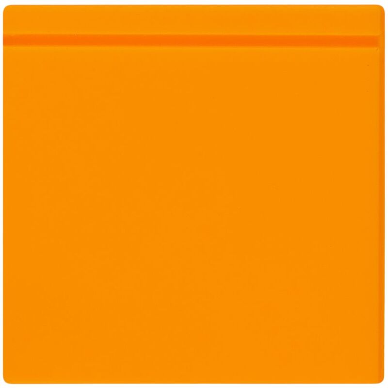 Лейбл из ПВХ Kare, оранжевый неон арт.16555.22