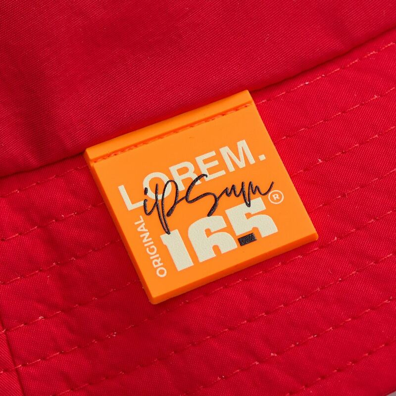 Лейбл из ПВХ Kare, оранжевый неон арт.16555.22