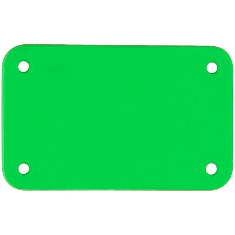 Лейбл из ПВХ Kreta, S, зеленый неон арт.16556.94