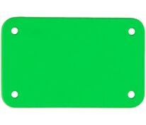 Лейбл из ПВХ Kreta, S, зеленый неон арт.16556.94