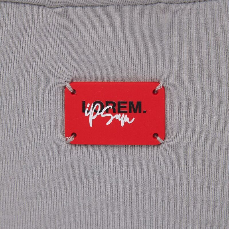 Лейбл из ПВХ Kreta, S, красный арт.16556.50