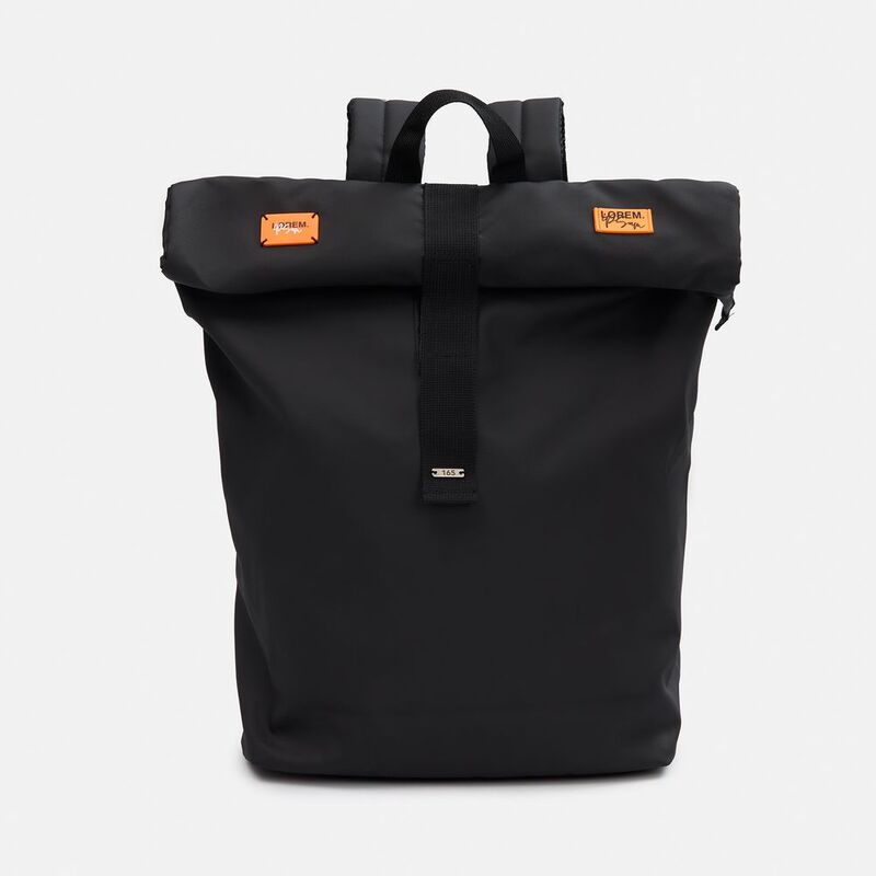 Лейбл из ПВХ Kreta, S, оранжевый неон арт.16556.22