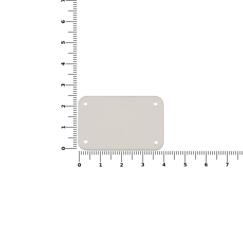 Лейбл из ПВХ Kreta, S, прозрачный арт.16556.00