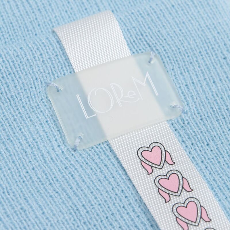 Лейбл из ПВХ Kreta, S, прозрачный арт.16556.00