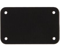 Лейбл из ПВХ Kreta, S, черный арт.16556.30