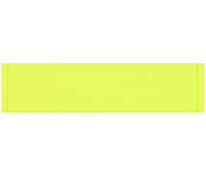 Лейбл из ПВХ Dzeta, S, желтый неон арт.16557.89