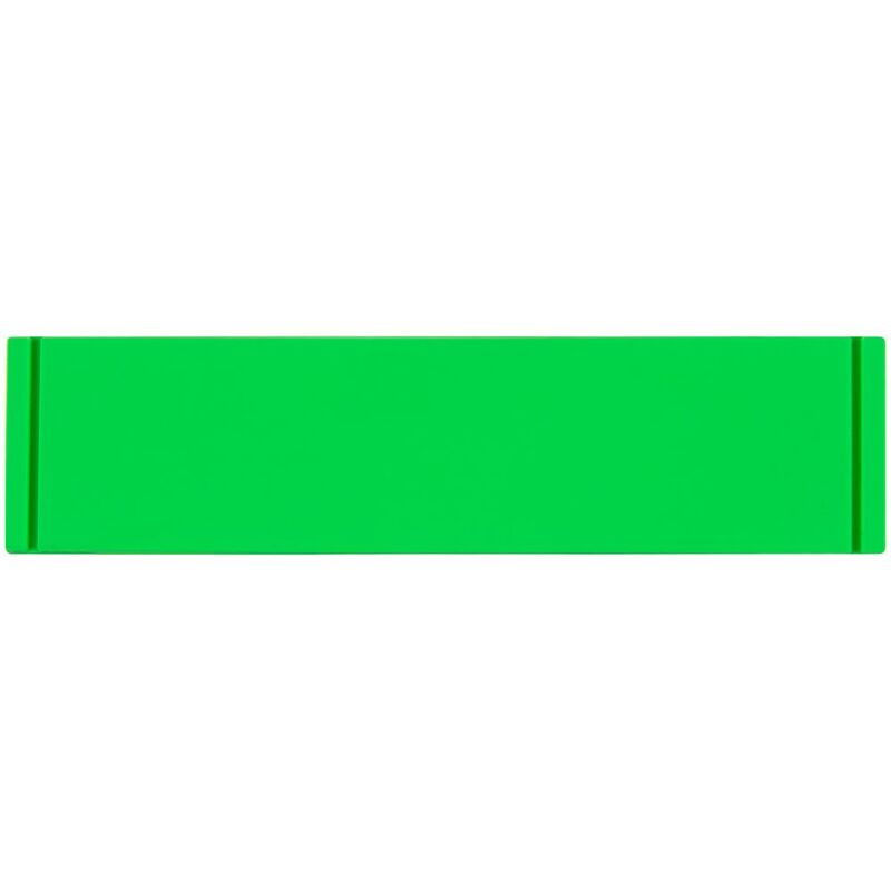 Лейбл из ПВХ Dzeta, S, зеленый неон арт.16557.94