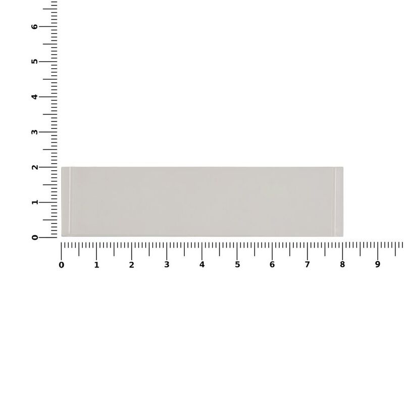 Лейбл из ПВХ Dzeta, S, прозрачный арт.16557.00