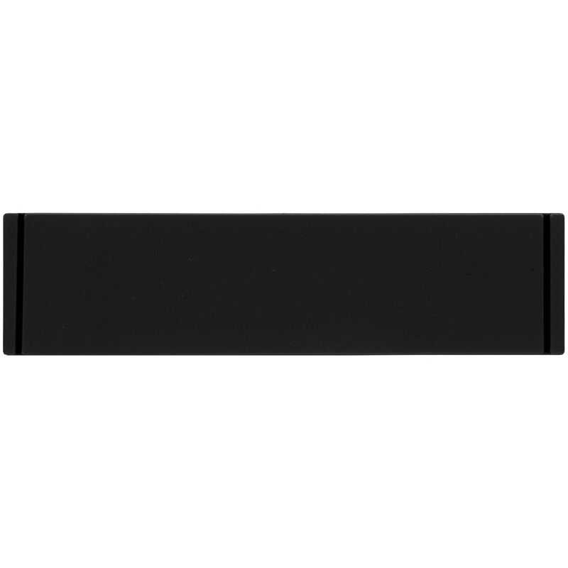 Лейбл из ПВХ Dzeta, S, черный арт.16557.30