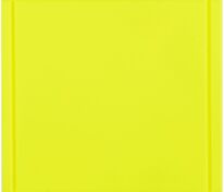 Лейбл из ПВХ Dzeta, L, желтый неон арт.16558.89