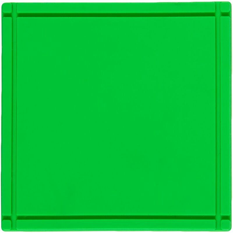 Лейбл из ПВХ Dzeta, L, зеленый неон арт.16558.94