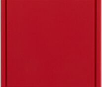 Лейбл из ПВХ Dzeta, L, красный арт.16558.50