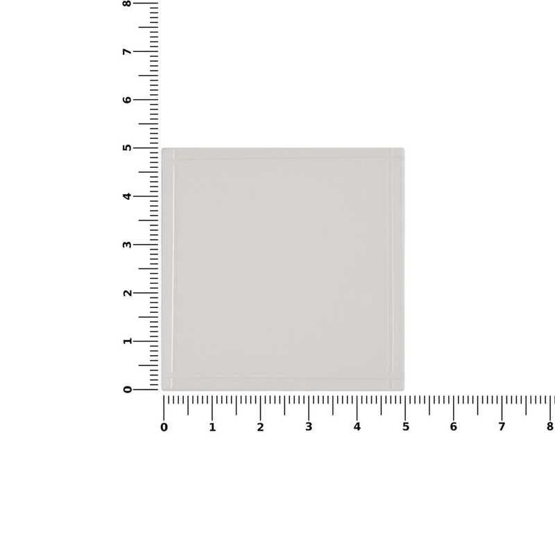 Лейбл из ПВХ Dzeta, L, прозрачный арт.16558.00