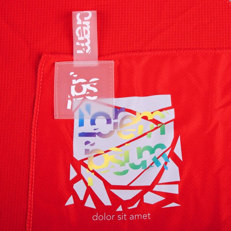 Лейбл из ПВХ Dzeta, L, прозрачный арт.16558.00