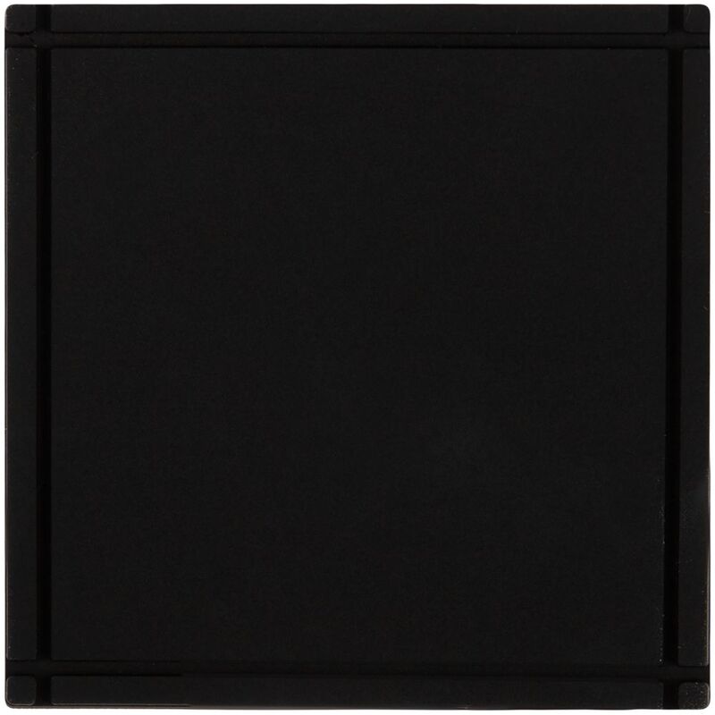 Лейбл из ПВХ Dzeta, L, черный арт.16558.30