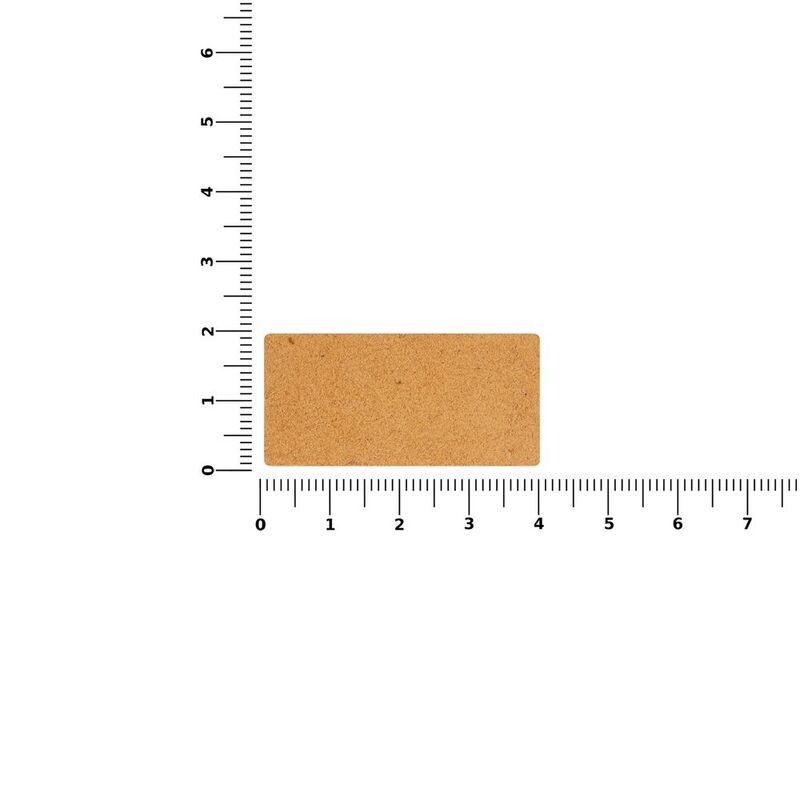 Лейбл кожаный Pasek, XS, бежевый арт.16572.12