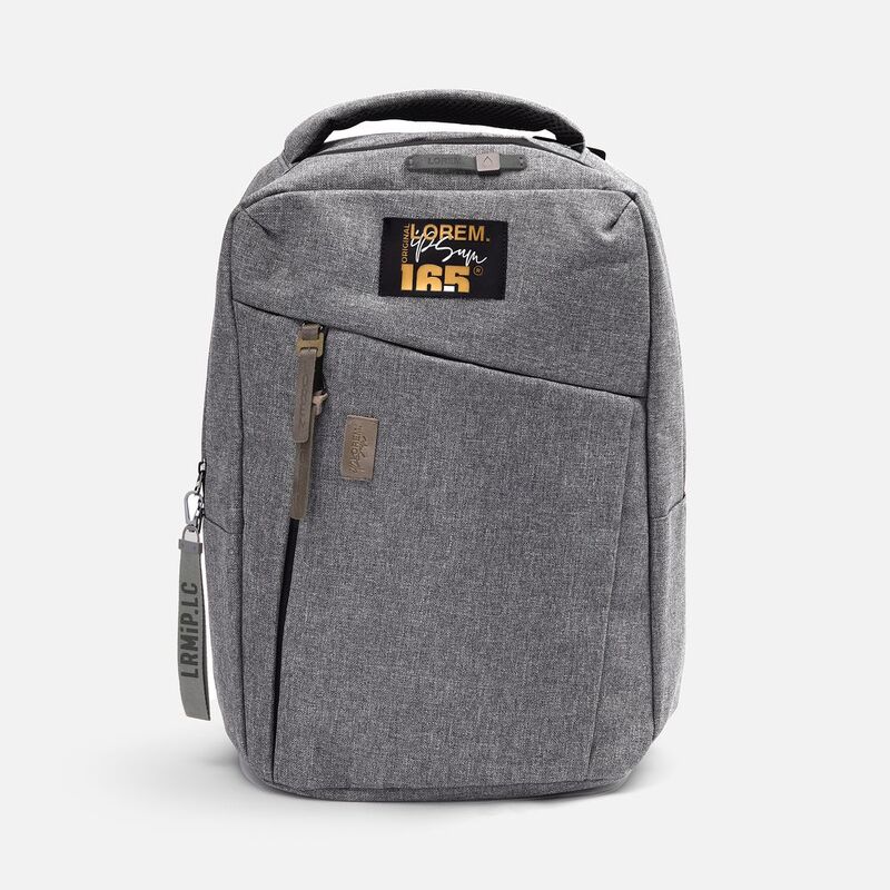 Лейбл кожаный Pasek, XS, серый арт.16572.10