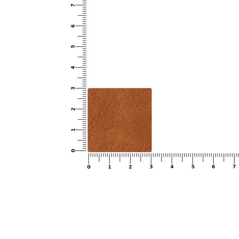 Лейбл кожаный Sinatu, S, горчичный арт.16573.82