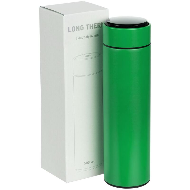 Смарт-бутылка с заменяемой батарейкой Long Therm, зеленая арт.14314.90