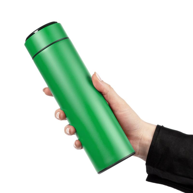 Смарт-бутылка с заменяемой батарейкой Long Therm, зеленая арт.14314.90